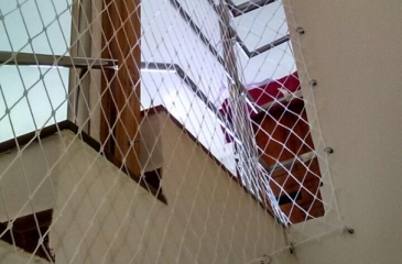Instalação de Redes de Proteção para Escadas - Goiânia.
